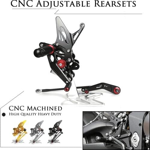 Motorcycle CNC Footrest Rear Sets Adjustable Rearset Foot Peg for SUZUKI GSXR 600 GSX-R 750 K6 K8 GSX-R600 GSX-R750 2006-2010