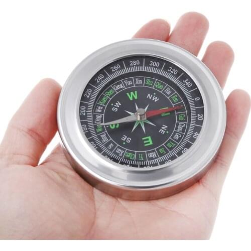 Portable tainless Steel Compass Outdoor Camping Hiking Pocket Navigation Tool Wholesale Dropshipping