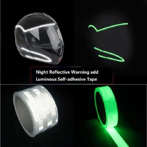 Reflective Add Luminous Helmets Motorcycles Car-body Decorative Self-adhesive Tape Self-luminous Tape Self-adhesive Sticker