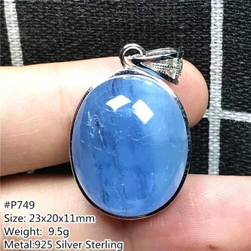 Top Natural Ocean Blue Aquamarine Beads Pendant Jewelry For Woman Man Crystal 23x20x11mm Beads Stone 925 Silver Sterling AAAAA