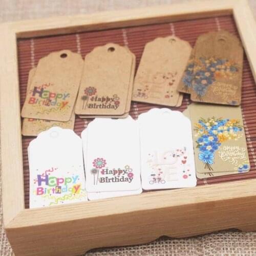 4*2cm mutli styles Diy wedding label tag card sweet get married gifts label tag card Happy birthday decoration label tag100pc