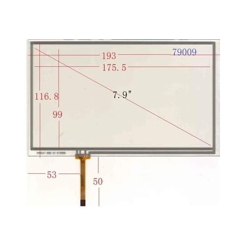 8 inch resistance touch screen hancai-80s-sy-079009 193*117 mm