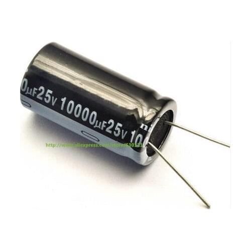 25V10000UF 18*35MM 10000UF 25V Aluminum Capacitors 100% good quality Free shipping 20PCS