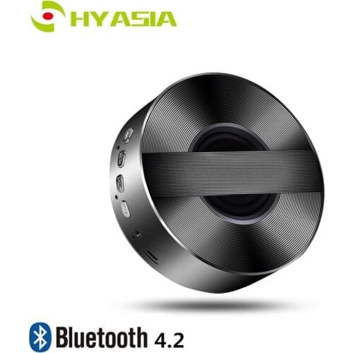 HYASIA Mini Wireless Bluetooth Speaker Bluetooth 4.2 Stereo Portable Speaker Computer Radio AUX Music Play Loudspeaker Acoustics