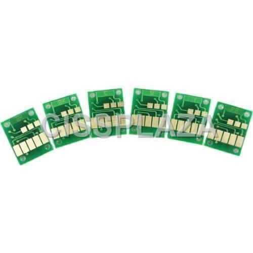 CISSPLAZA 6colors pgi480 PGI-480 481 chip compatible For canon PIXMA TS8140 TS9140 printer chips