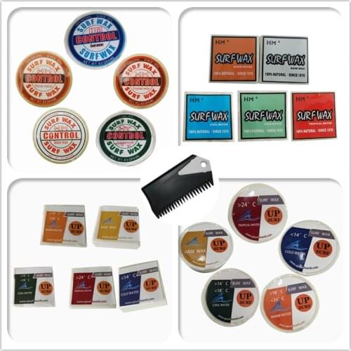 Surfboard 2 pcs Wax Warm/Cool/Cold /Tropical Water Wax/Base Wax+Wax Comb Surfing SUP cera automotiva wax
