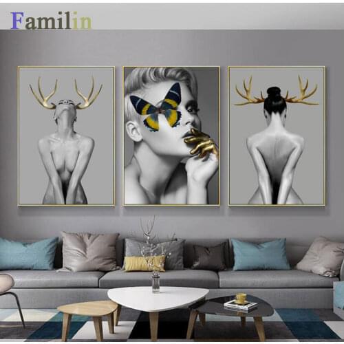 Familin Wall Black And White Paintings