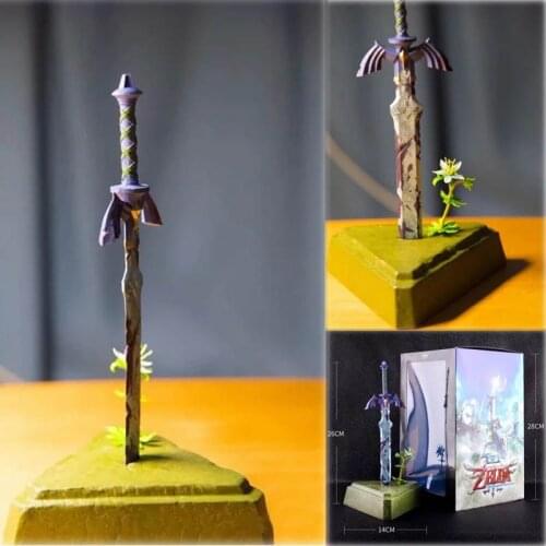 Link Figure Skyward Sword Master Sword Action Figure Model Toy Doll Gift 26cm