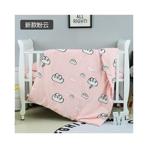 With Filling cotton pink cloud baby bedding sets ropa de cuna,crib bedding sets for crib set unpick and wash,Duvet /Sheet/Pillow