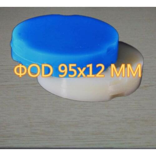10 Piece 95x12 MM Blue / White Dental Wax Blanks For CAD CAM Milling Zirkonzahn System Casting Wax Disc Crown Bridge