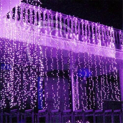 10M x 3M LED Twinkle Lighting 1000 LED xmas String Fairy Wedding Curtain background Outdoor Party Christmas Lights 110V 220V
