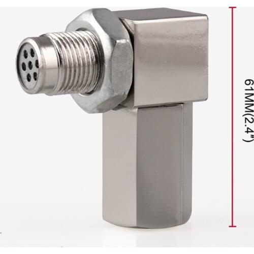 O2 oxygen sensor angled extender spacer 90 degree bung extension 18mm X1.5