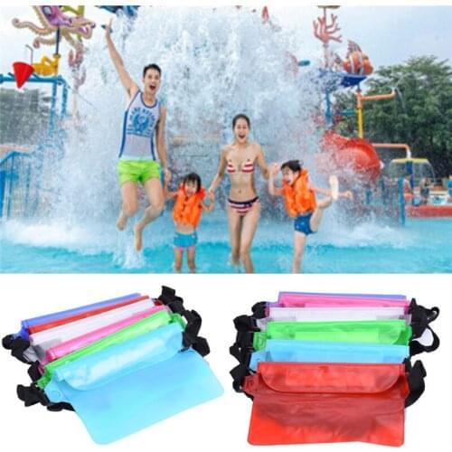 1pc Rainproof Waterproof Sports Underwater Bag Swim Beach Waist Bag