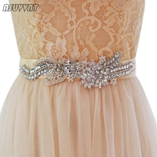 Fashion Womens Belt Handmade Wedding Evening Dress Sash Belts Bridal Bride Belt Sashes For The Party Embellished Belts dress up
