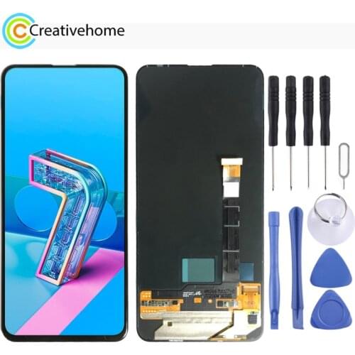 OLED Material LCD Screen and Digitizer Full Assembly for Asus ZenFone 7 / ZenFone 7 Pro ZS671KS ZS670KS