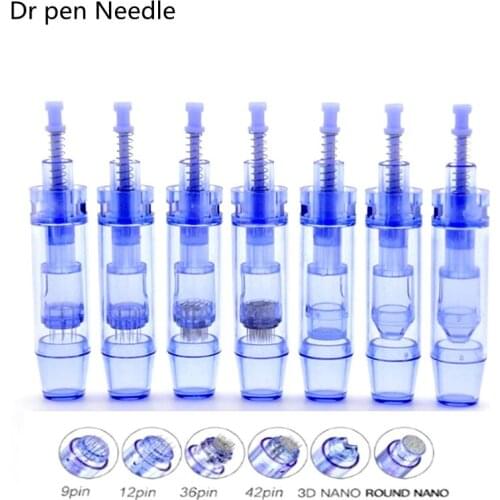 High-quality 10/50/100pcs Electric Derma Pen Needle 9/ 12/ 36/ 42/ Nano Cartridges Bayonet For Ultima A1 Tattoo Micro Needles