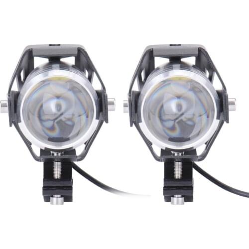 2PCS 12V Retro Motorcycle LED Headlights CP106 Driving Spotlights Headlamp Moto Spot Head Light Lamp Waterproof Dust-proof