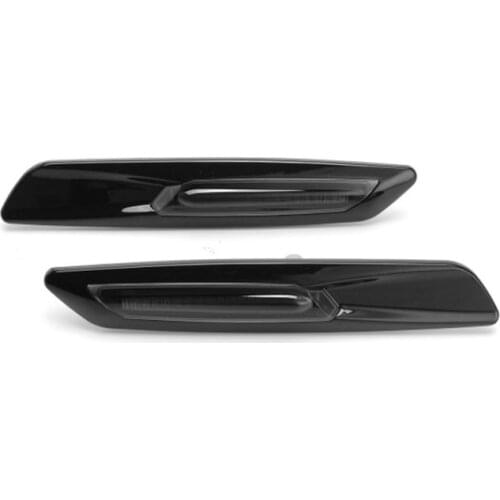 2pcs for BMW E60 E61 E90 E91 E81 E82 E87 E88 LED Side Marker Light Turn Signal Light Sequential Amber Yellow Fender