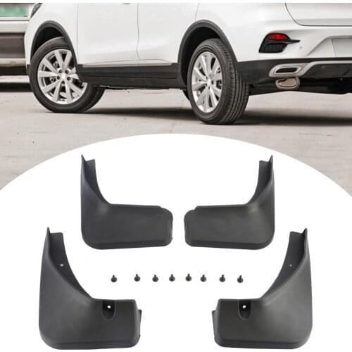 4Pcs LB-SY-527 Mud Guard ABS Car Fenders for MG-ZS Car Mudflaps Mud Flaps Splash Guards Mudguards Mud Flap Front Rear Fender