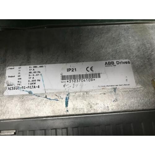 ACS510-01-017A-4 7.5KW 380V inverter Good appearance , 90% new ,90 days warranty , in stock free shipping