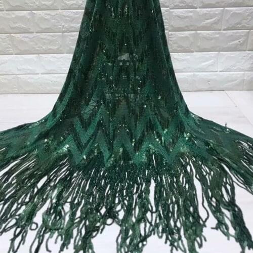 African Sequin Lace Fabric 2021 High Quality Lace Nigerian Tulle Lace Fabric Bride French Lace Fabric MJ34831