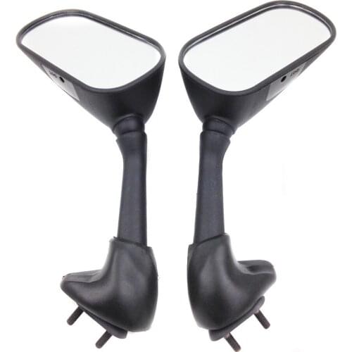 Aftermarket free shipping motorcycle parts Replacement Mirrors for Yamaha YZFR6 YZF-R6 R6 2001 2002 01 02 BLACK