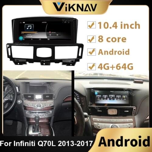 Android car multimedia player stereo autoradio For Infiniti Q70L 2013 2014 2015 2016 2017 car GPS navigation DVD player