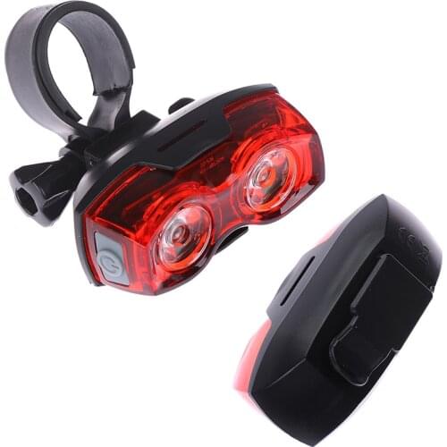 Safety Warning Headlight LED Bicycle Taillight 1000 m Cycling Light Moutain Road Bike Rear Saddle Lamp 3 Models