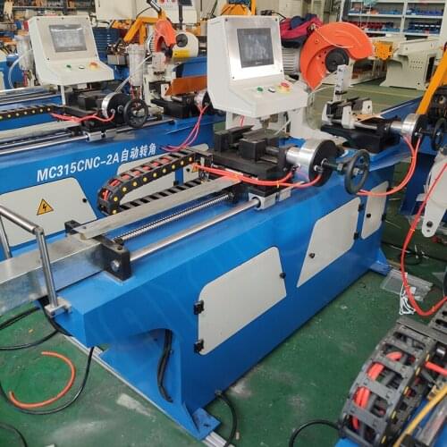 Pipe cutting machine automatic corner angle cutting machine 45-90° automatic rotation cnc
