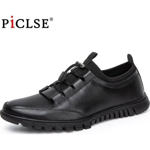 Plus size 47 Fashion Leather Men Casual Shoes Business Shoes For Men Loafers Black Driving Shoes Moccasins Man Shoes Sneakers