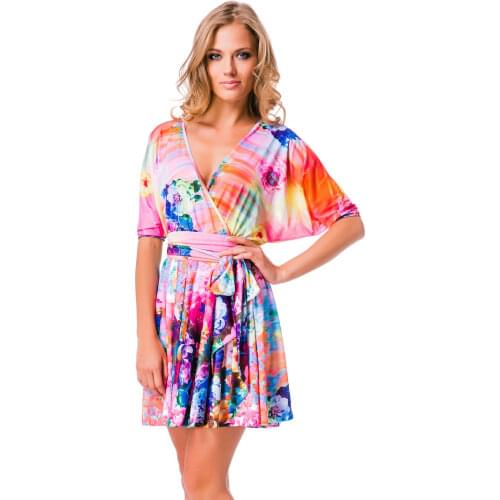 Розовые летние платья MONDIGO China At AliExpress