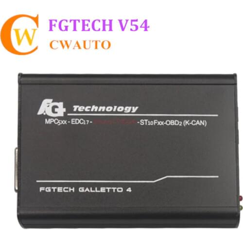 Latest 0475 Fgtech V54 Galletto 4 Master Euro Version BDM-Tricore-OBD Function ECU Programmer With Multi Language