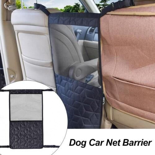 Strong Elastic Car Dog Net Barrier Auto Seat Pet Net Barrier Waterproof Universal Car Mesh Barrier for Car SUV Car Styling