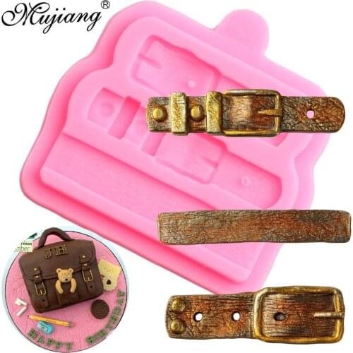 Belt Straps Mould Cake Decorating Tools Fondant Mold DIY Party Cupcake Baking Silicone Mold Candy Clay Chocolate Gumpaste Mould
