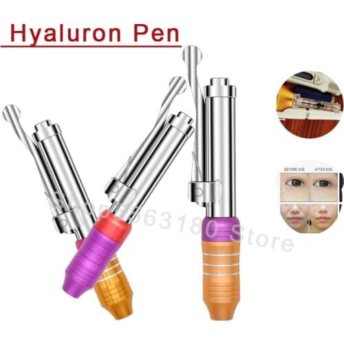 Hyaluronic Acid Pen For Dark Circles Removal Ampoule Head Syringe Anti Wrinkle Lifting Lip Hyaluron Pen Injection without needle