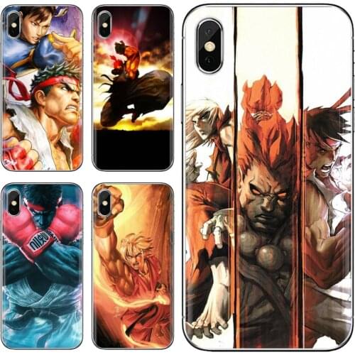 Street-Fighter-C-Ryu Silicone Bag Case For Xiaomi mi Redmi Note 3 4 4X 5 6 7 8 8t 9 9s 9t 10 pro lite