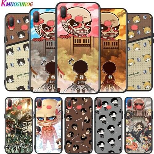 Anime Attack on Titan for Samsung Galaxy A9 A8 Star A750 A7 A6 A5 A3 Plus 2018 2017 2016 Silicone Black Phone Case Soft Cover
