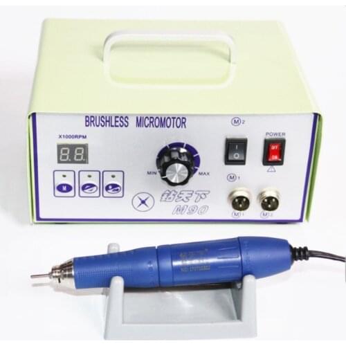 Dental Micromotor Polishing Machine Tools 70000RPM Brushless Unit with Dental Lab Handpiece Jewellery Engraving Micromotor