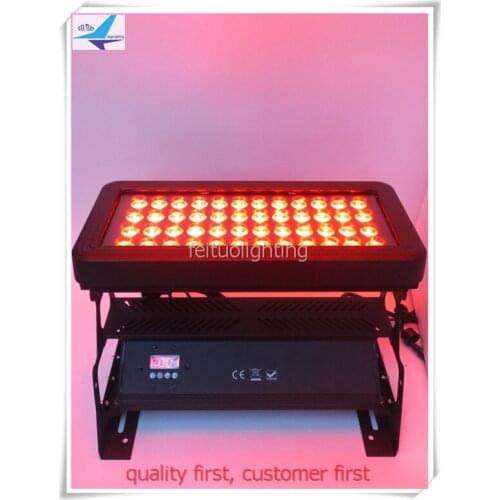 Free shipping 4pcs/lot LED Floorlight 48x10w City Color Light Outdoor Wall Washer RGBW 4IN1 Buliding Wall Lamp Show Bar Lighting