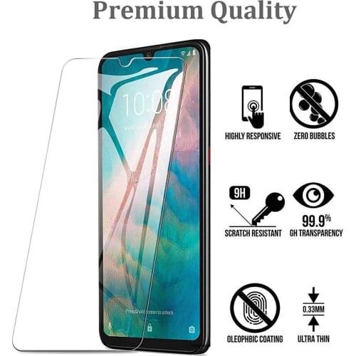 Tempered Glass For ZTE BLADE V10 VITA A7 L8 A3 2019 A5 Helio P60 Z557 A622 Screen Protector 9H Ultra-thin Protective Film