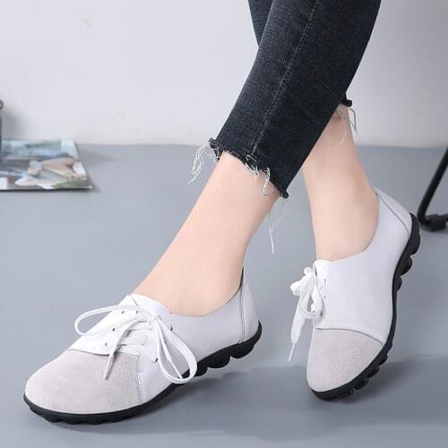 Women Flats Hot Sell Colourful Suede Women Loafers Flats Ladies Shoes Loafers Plus Size 44 Zapatos De Mujer