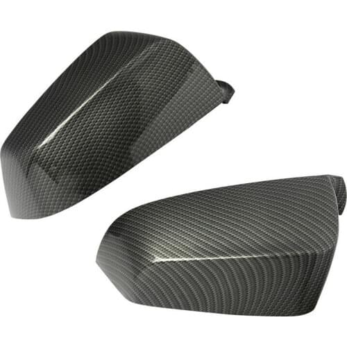 1 Pair Car Left + Right Side Rearview Mirror Cover Decor 51167187431 51167187432 For BMW F10 F11 E60 E61 F01 F02 E63 E64 F12 F13