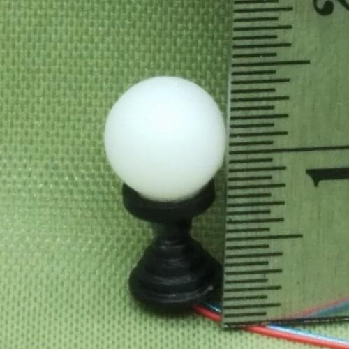 10PCS Mini Street Lights LED Lamp Train Railways Scenery Decor 1/100 Scale