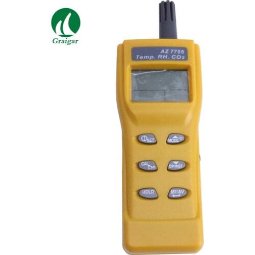 3 in1 RH TEMP Carbon Dioxide Gas Concentration Detector AZ7755 CO2 Gas Tester Carbon Dioxide Detector Meter CO2 Meter