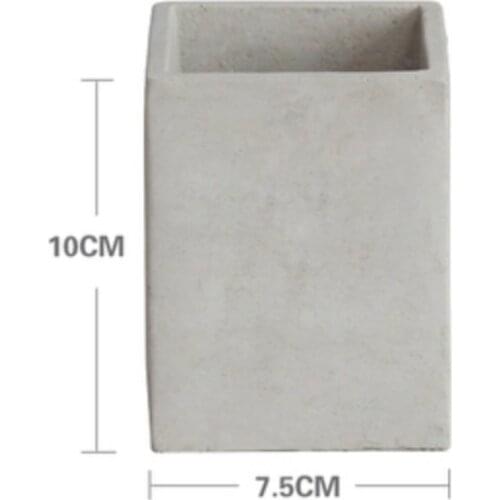 3D Concrete Planter Molds Square Cube Silicone Cement Mold for flower pot Desktop Decorating flowerpot vase mould