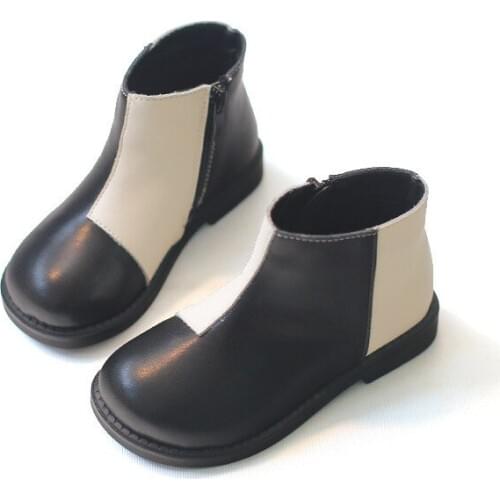 Fashion Girl Martin Boots Leather Boots For Girls Children Winter Shoes Kids Ankle Boots Shoes