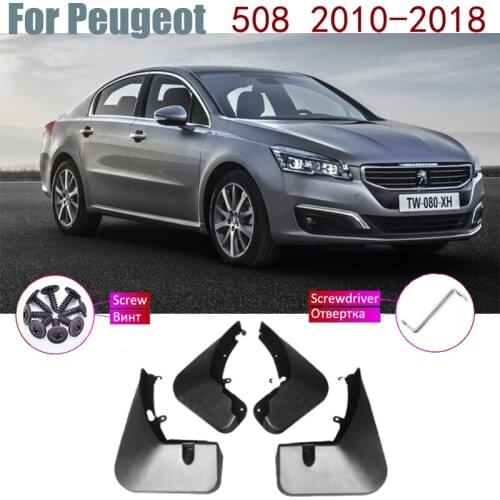 Fender Mud Flaps Guard Splash Flap Accessories Mudguards For Peugeot 508 SW 508SW 2010 2011 2012 2013 2014 2015 2016 2017 2018