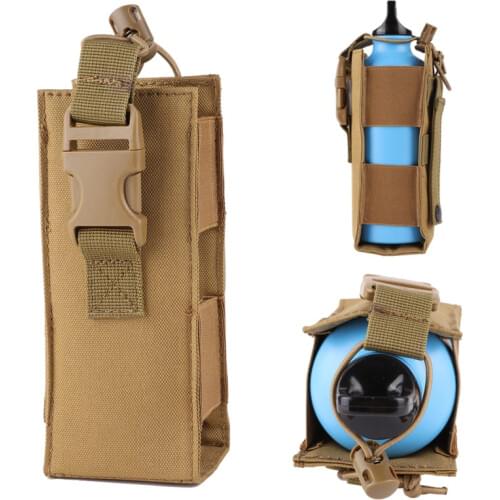 Water Bottle Pouch 600D Nylon Tactical Molle Military Canteen Cover Holster Outdoor Travel Kettle Bag
