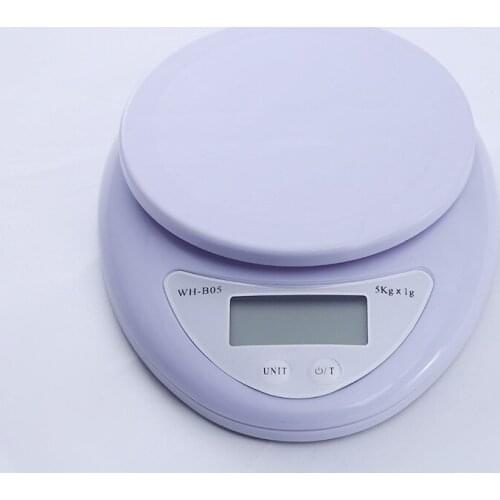 Digital electronic cooking measure measuring tool abs plastic lcd display balance cuisine kitchen scale 5kg in weighing scale