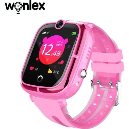 Wonlex KT07 Smart-Watch Kid 2G GPS Tracker SOS Monitor Baby Watch Android Anti-Lost Position Phone Child Waterproof Camera Clock